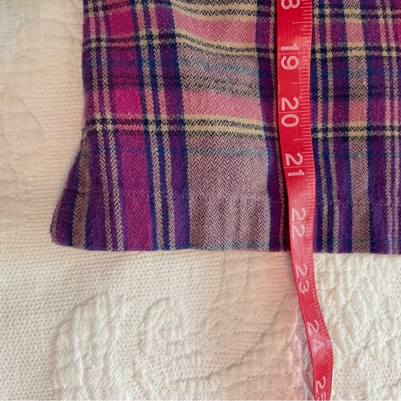 Christopher & Banks Purple and Pink Plaid zipper jacket - Picture 11 of 11